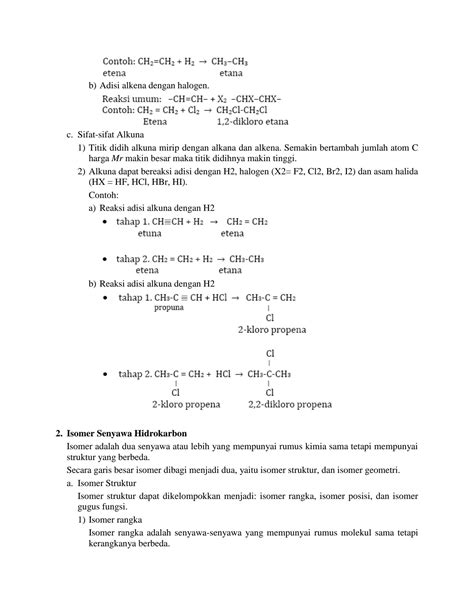 Solution Materi Senyawa Hidrokarbon Studypool