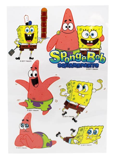 Spongebob And Patrick Best Friends Forever Rub On Decals