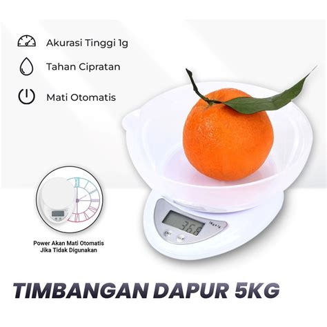 Jual Timbangan Digital Dapur Serbaguna Kg Timbangan Digital Dapur