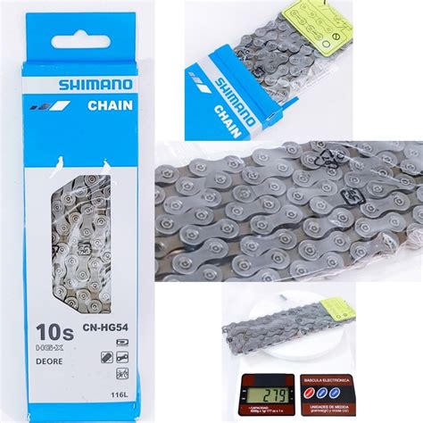 Cadena Shimano 10 Pasos Velocidades Tope Gama Cn Hg 54 Deore Envío gratis