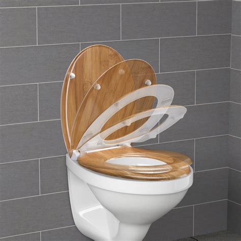 Tapa Wc Asiento Dise O Bamb Cierre Suave Quick Release Deubaxxl