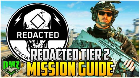 Redacted Tier 2 Mission Guide For Season 3 Warzone 2 0 DMZ DMZ Tricks