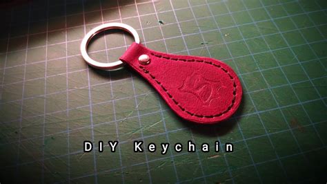 DIY Leather Keychain Make It Yourself YouTube