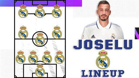 Real Madrid Lineup For 20232024 With Joselu And Jude Bellingham Youtube