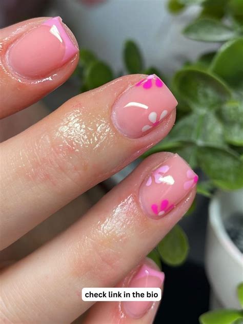 Nail Art Ideas To Elevate Your Pink Manicure In Short Acrylic