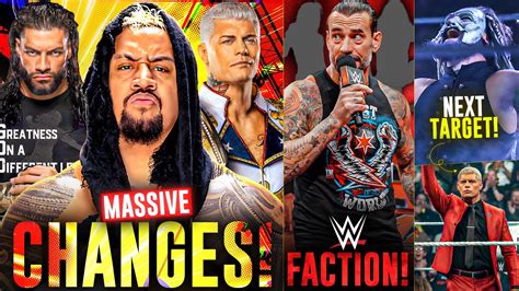 Breaking Summerslam Last Shocking Changes Cm Punk Faction In Wwe