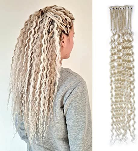 Amazon Dreadlock Extensions With Curly Ends Inch Synthetic