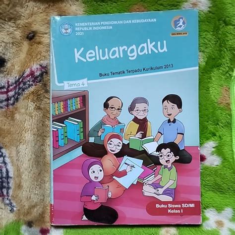 Jual ORIGINAL BUKU TEMATIK TERPADU KELUARGAKU TEMA 4 KELAS 1 SD