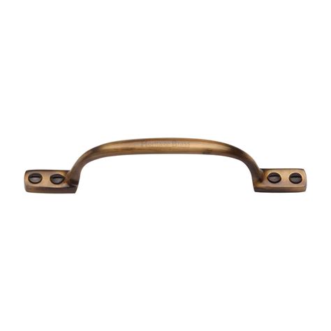 Heritage Brass Pull Handle Russell Design 152mm Antique Brass Finish