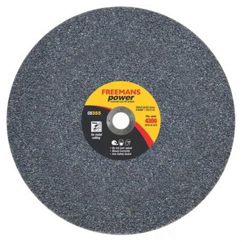 Aluminium Oxide Freemans Power CO355 Cut Off Wheel For Metal Cutting