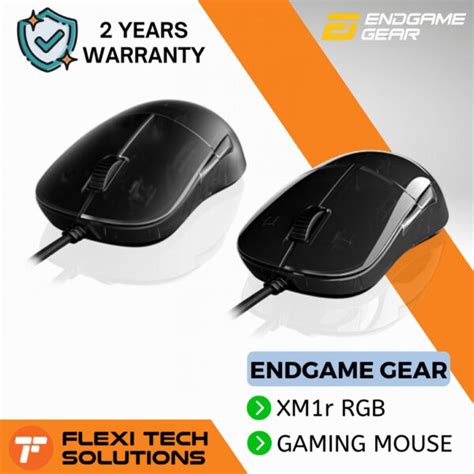 Endgame Gear Xm R Wired Gaming Mouse Dark Frost Dark Reflex Flexi Tech