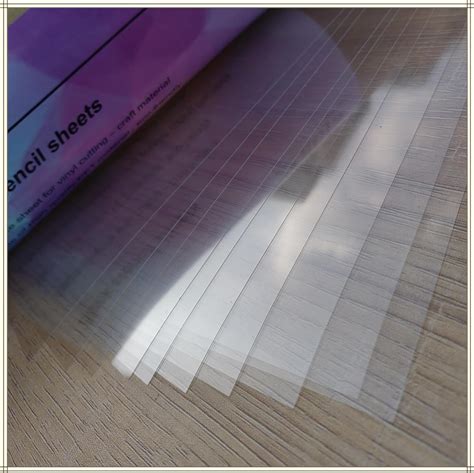 Clear Craft Plastic Sheets Blank Stencil 18 X 48 5 Sheets 75 Mil