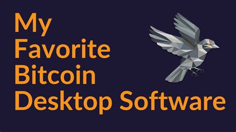 My Favorite Bitcoin Desktop Software Sparrow Wallet Youtube