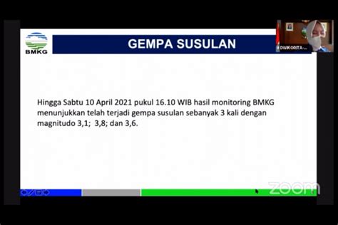 Pasca Gempa Malang BMKG Ingatkan Potensi Hujan Lebat ANTARA News