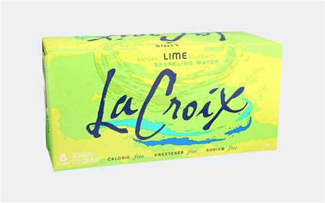 Lime Sparkling Water 8 Pack 8 Count La Croix Good Eggs