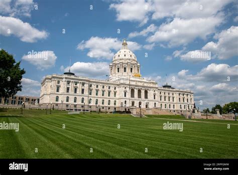 St Paul Minnesota State Capitol Building Stock Photo Alamy