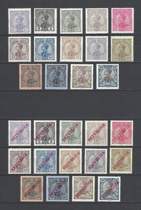 Portugal D Manuel Ii Complete Sets Mundifil N Catawiki