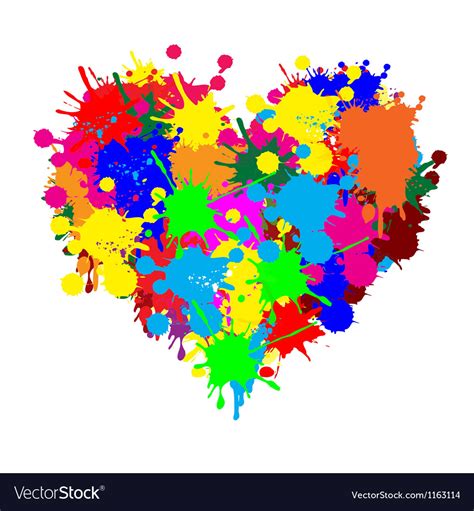 Selected Paint Splatter Heart You Can Get It Free Artxpaint Wallpaper