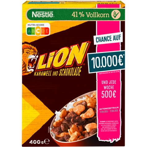 Nestl Lion Karamell Schoko Cereals G Cornflakes Cerealien