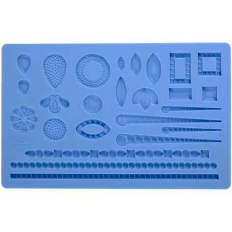 Molde Silicona Para Fondant Joyas Wilton