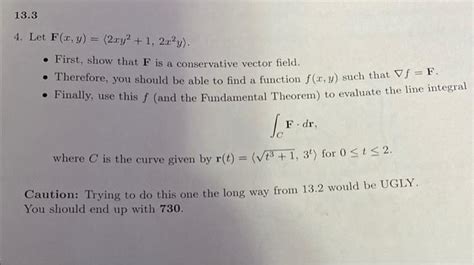 Solved 13 3 4 Let F X Y 2xy2 1 2x²y First Show