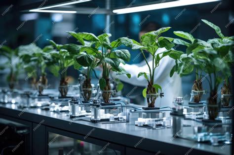 Premium Ai Image Hydroponics Lab Room On Spacecraft Organic