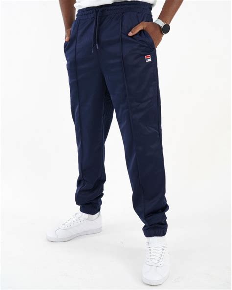 Fila Vintage Santos Track Pants Navy 80s Casual Classics