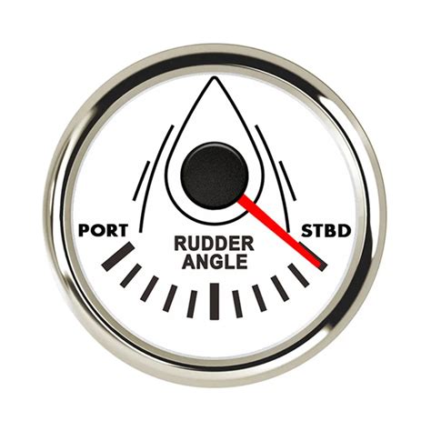 52 мм черный индикатор угла руля лодки и отправитель для яхты морской ...