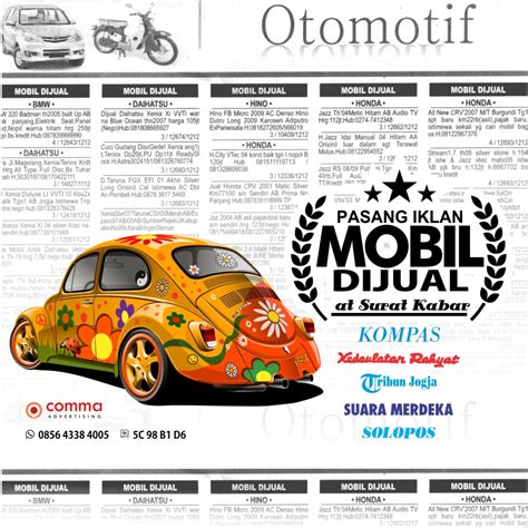 Contoh Iklan Otomotif Homecare