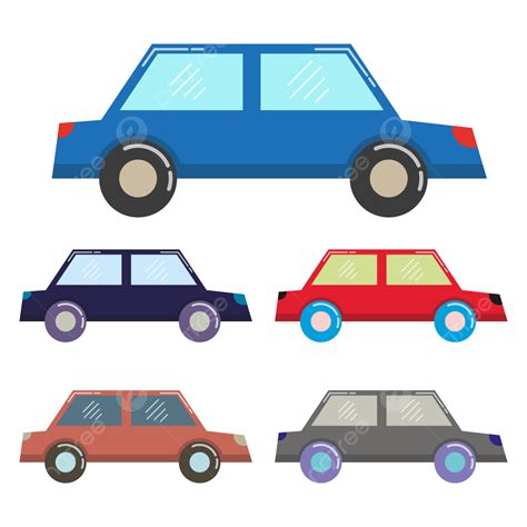 Multicolored Cartoon Cars Toy Transparent Clipart Images, Cartoon Cars ...