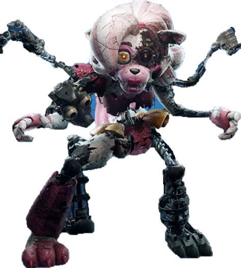 Fnaf Sb Shattered Glamrock Mangle Full Body V2 By Mauriciotoro2006 On