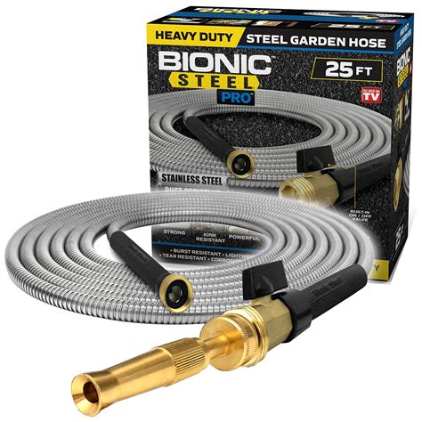 Bionic Steel Pro Garden Hose Stainless Steel Metal Foot Garden