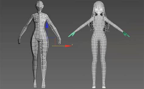 【3dmax人物角色建模】从box到完整的女性人体裸模布线教程，3dmax零基础建模教程哔哩哔哩bilibili