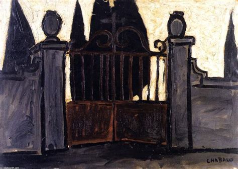 Auguste Chabaud Cimeti Re Porte Nachtleven Kunstenaar Parijs