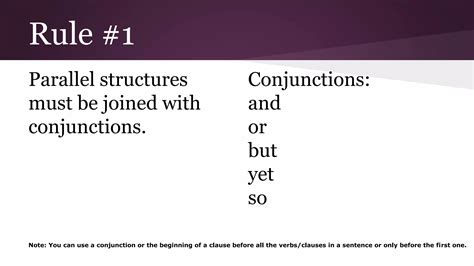 Parallel Structure Ppt