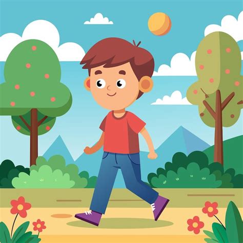 Imágenes De Niño Caminando Dibujo Descarga Gratuita En Freepik