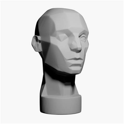 Asaro Head Planes Of The Head 3D Model CGTrader