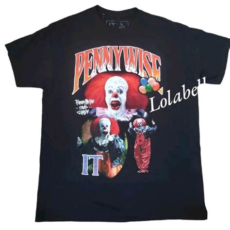 It The Movie Shirts Pennywise T Shirt Licensed It Movie Scary Clown Halloween T Shirt Nwt