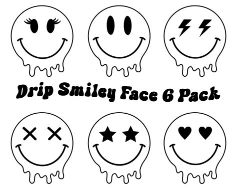 drippy smiley svg melted smiley svg smiley face drip vrogueco