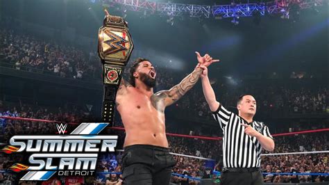 JEY USO Defeat ROMAN REIGNS Wins Undisputed Universal Championship At