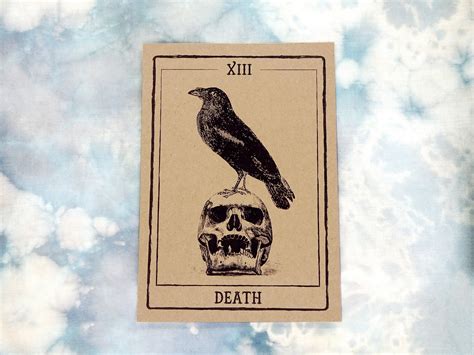 Death Tarot Card Art Print - Etsy UK