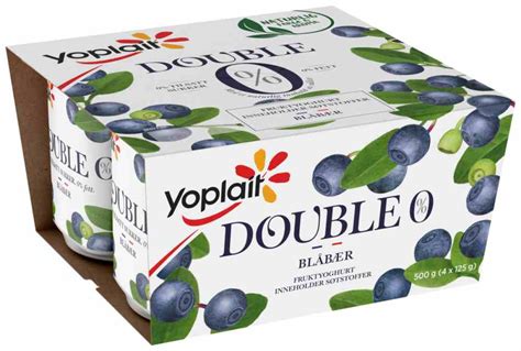 Fjordland Yoplait Dobbel Prosent Bl B R Med N Ringsinnhold