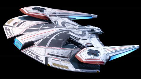 Cyclone Class Starship 3k Dorsal Beauty Shot By Enethrin On Deviantart