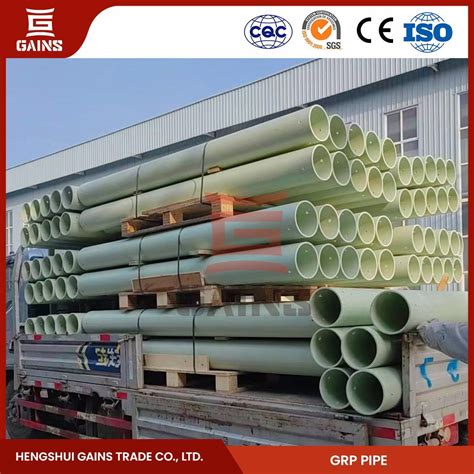 Gains FRP Pipe Factory 1 Inch Fiberglass Pipe Insulation China 6 Inch