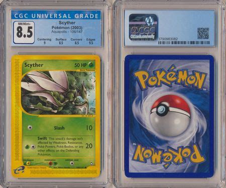 Scyther CGC Graded Pokemon Cards Pokemon TrollAndToad