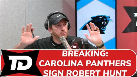 BREAKING Carolina Panthers Sign Robert Hunt To 5 Year 100 Million