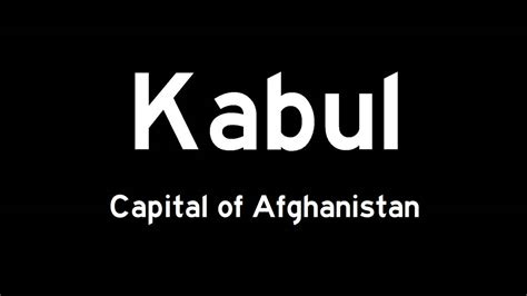 Kabul is the capital of Afghanistan by HispaniolaNewGuinea on DeviantArt