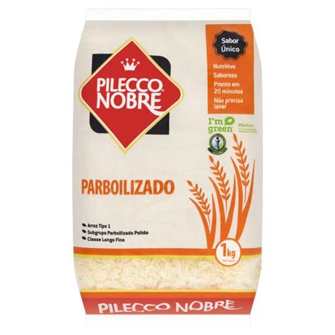 Arroz Parboilizado Tipo 1 Pilecco Nobre Pacote 1kg Supermercado Menegussi