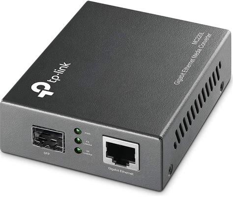 Tp link Mc220l Conversor Rj45 Mídia fibra Ótica Sfp Gigabit