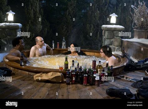 Robinson Corddry Cusack Duke Hot Tub Time Machine Stock Photo Alamy